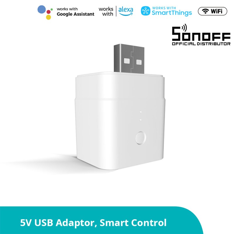 GloboStar® 80014 SONOFF MICRO-R2 - Wi-Fi Smart Switch 5V USB Smart Adaptor GloboStar® 80014 SONOFF MICRO-R2 - Wi-Fi Smart Switch 5V USB Smart Adaptor