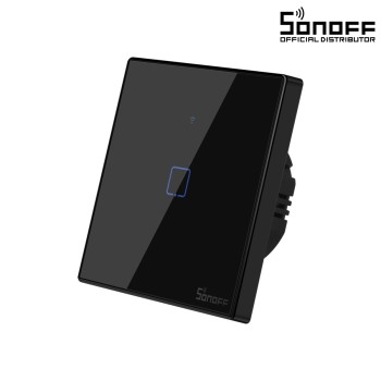 GloboStar® 80018 SONOFF T3EU1C-TX-EU-R2 - Wi-Fi Smart Wall Touch Button Switch 1 Way TX GR Series GloboStar® 80018 SONOFF T3EU1C-TX-EU-R2 - Wi-Fi Smart Wall Touch Button Switch 1 Way TX GR Series