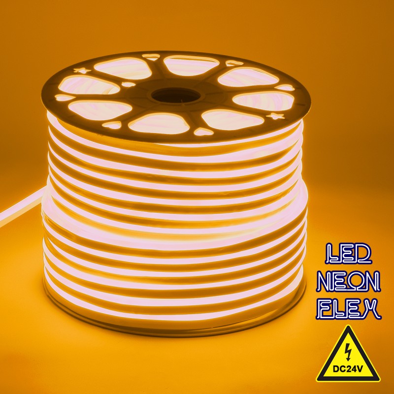 GloboStar® 70566 OVALE 120° Degree Neon Flex Epistar LED SMD 2835 1m 12W/m 120LED/m 1020lm/m 120° DC 24V Αδιάβροχη IP68 Gold - Ultra Θερμό 2200K Dimmable GloboStar® 70566 OVALE 120° Degree Neon Flex Epistar LED SMD 2835 1m 12W/m 120LED/m 1020lm/m 120° DC 24V Αδιάβροχη IP68 Gold - Ultra Θερμό 2200K Dimmable