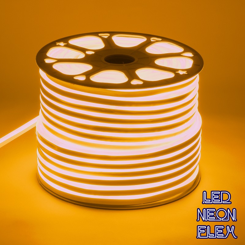 GloboStar® 70576 OVALE 120° Degree Neon Flex Epistar LED SMD 2835 1m 12W/m 120LED/m 1020lm/m 120° DC 230V Αδιάβροχη IP68 Gold - Ultra Θερμό 2200K Dimmable GloboStar® 70576 OVALE 120° Degree Neon Flex Epistar LED SMD 2835 1m 12W/m 120LED/m 1020lm/m 120° DC 230V Αδιάβροχη IP68 Gold - Ultra Θερμό 2200K Dimmable