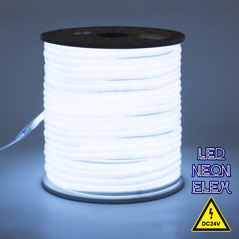 GloboStar® 70580 TUBE 360° Degree Neon Flex Epistar LED SMD 2835 1m 12W/m 120LED/m 1200lm/m 360° DC 24V Αδιάβροχη IP68 Ψυχρό Λευκό 6000K Dimmable GloboStar® 70580 TUBE 360° Degree Neon Flex Epistar LED SMD 2835 1m 12W/m 120LED/m 1200lm/m 360° DC 24V Αδιάβροχη IP68 Ψυχρό Λευκό 6000K Dimmable