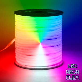 GloboStar® 70598 TUBE 360° Degree Neon Flex Epistar LED SMD 5050 1m 18W/m 60LED/m 1260lm/m 360° DC 230V Αδιάβροχη IP68 RGB Dimmable GloboStar® 70598 TUBE 360° Degree Neon Flex Epistar LED SMD 5050 1m 18W/m 60LED/m 1260lm/m 360° DC 230V Αδιάβροχη IP68 RGB Dimmable