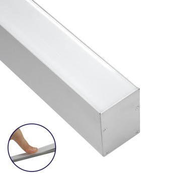 GloboStar® SURFACEPENDANT-PROFILE 70826-3M Προφίλ Αλουμινίου - Βάση & Ψύκτρα Ταινίας LED με Λευκό Γαλακτερό Κάλυμμα - Επιφανειακή & Κρεμαστή Χρήση - Πατητό Κάλυμμα - Ασημί - 3 Μέτρα - Μ300 x Π5 x Υ7cm GloboStar® SURFACEPENDANT-PROFILE 70826-3M Προφίλ Αλουμινίου - Βάση & Ψύκτρα Ταινίας LED με Λευκό Γαλακτερό Κάλυμμα - Επιφανειακή & Κρεμαστή Χρήση - Πατητό Κάλυμμα - Ασημί - 3 Μέτρα - Μ300 x Π5 x Υ7cm