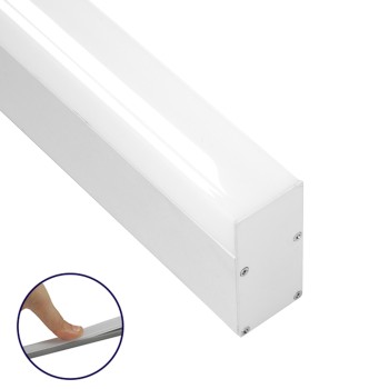 GloboStar® SURFACEPENDANT-PROFILE 70831-3M Προφίλ Αλουμινίου - Βάση & Ψύκτρα Ταινίας LED με Λευκό Γαλακτερό Κάλυμμα - Επιφανειακή & Κρεμαστή Χρήση - Πατητό Κάλυμμα - Λευκό - 3 Μέτρα - Μ300 x Π3.5 x Υ7.4cm GloboStar® SURFACEPENDANT-PROFILE 70831-3M Προφίλ Αλουμινίου - Βάση & Ψύκτρα Ταινίας LED με Λευκό Γαλακτερό Κάλυμμα - Επιφανειακή & Κρεμαστή Χρήση - Πατητό Κάλυμμα - Λευκό - 3 Μέτρα - Μ300 x Π3.5 x Υ7.4cm