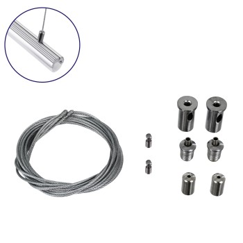GLOBOSTAR® SUSPENSION 70898 Σύστημα Κρέμασης με 2 Ρυθμιζόμενες Ντίζες & Εξαρτήματα Ειδικό για Προφίλ Αλουμινίου - Μ1 x Π1 x Υ100cm GLOBOSTAR® SUSPENSION 70898 Σύστημα Κρέμασης με 2 Ρυθμιζόμενες Ντίζες & Εξαρτήματα Ειδικό για Προφίλ Αλουμινίου - Μ1 x Π1 x Υ100cm