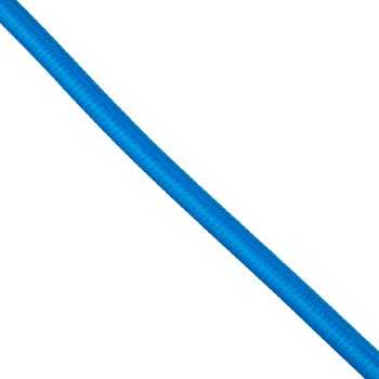 GloboStar® 77610 Στρογγυλό Υφασμάτινο Καλώδιο 1m 2 x 0.75mm² Μπλε GloboStar® 77610 Στρογγυλό Υφασμάτινο Καλώδιο 1m 2 x 0.75mm² Μπλε