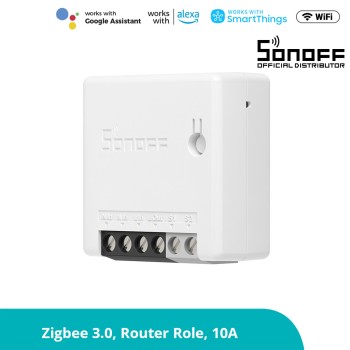 GloboStar® 80045 SONOFF ZBMINI-R3 - Zigbee Wireless Smart Switch Two Way Dual Relay - 2 Output Channel GloboStar® 80045 SONOFF ZBMINI-R3 - Zigbee Wireless Smart Switch Two Way Dual Relay - 2 Output Channel