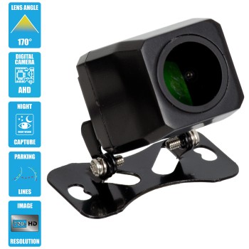 GloboStar® 86022 Αδιάβροχη Εξωτερική Έγχρωμη Κάμερα Οπισθοπορείας Αυτοκινήτου 1080p HD AHD Signal with Moving Parking Lines IP68 GloboStar® 86022 Αδιάβροχη Εξωτερική Έγχρωμη Κάμερα Οπισθοπορείας Αυτοκινήτου 1080p HD AHD Signal with Moving Parking Lines IP68