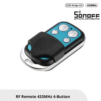 GloboStar® 80042 SONOFF 433-REMOTE-R2 - RF 433MHz Remote Controller 4 Button/Key with Battery GloboStar® 80042 SONOFF 433-REMOTE-R2 - RF 433MHz Remote Controller 4 Button/Key with Battery