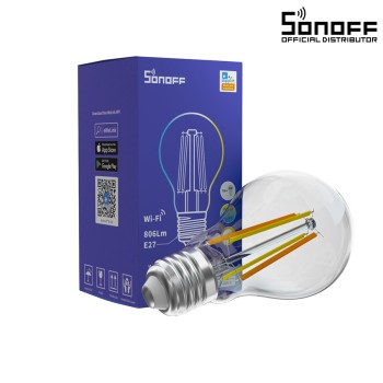 GloboStar® 80027 SONOFF B02-F-A60-R2 - Wi-Fi Smart LED Filament Bulb E27 A60 7W 806lm AC 220-240V CCT Change from 2200K to 6500K Dimmable GloboStar® 80027 SONOFF B02-F-A60-R2 - Wi-Fi Smart LED Filament Bulb E27 A60 7W 806lm AC 220-240V CCT Change from 2200K to 6500K Dimmable