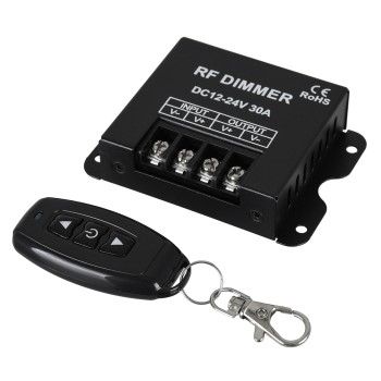 GLOBOSTAR® DIMMERME 73310 Σετ Dimmer με RF Ασύρματο Χειριστήριο με 1 x 30A 720W Κανάλι DC 12-24V 30A 720W Max IP20 - RF2.4Ghz - Μ8.7 x Π6.2 x Υ2cm - 2 Χρόνια Εγγύηση GLOBOSTAR® DIMMERME 73310 Σετ Dimmer με RF Ασύρματο Χειριστήριο με 1 x 30A 720W Κανάλι DC 12-24V 30A 720W Max IP20 - RF2.4Ghz - Μ8.7 x Π6.2 x Υ2cm - 2 Χρόνια Εγγύηση
