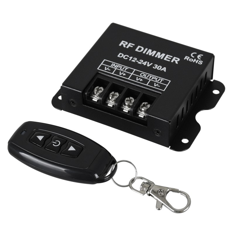 GLOBOSTAR® DIMMERME 73310 Σετ Dimmer με RF Ασύρματο Χειριστήριο με 1 x 30A 720W Κανάλι DC 12-24V 30A 720W Max IP20 - RF2.4Ghz - Μ8.7 x Π6.2 x Υ2cm - 2 Χρόνια Εγγύηση GLOBOSTAR® DIMMERME 73310 Σετ Dimmer με RF Ασύρματο Χειριστήριο με 1 x 30A 720W Κανάλι DC 12-24V 30A 720W Max IP20 - RF2.4Ghz - Μ8.7 x Π6.2 x Υ2cm - 2 Χρόνια Εγγύηση