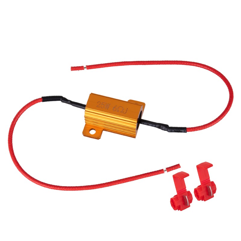 GloboStar® 81641 Βατική Αντίσταση Ακύρωσης Ένδειξης Βλάβης Can-Bus 25W 6 Ohm GloboStar® 81641 Βατική Αντίσταση Ακύρωσης Ένδειξης Βλάβης Can-Bus 25W 6 Ohm