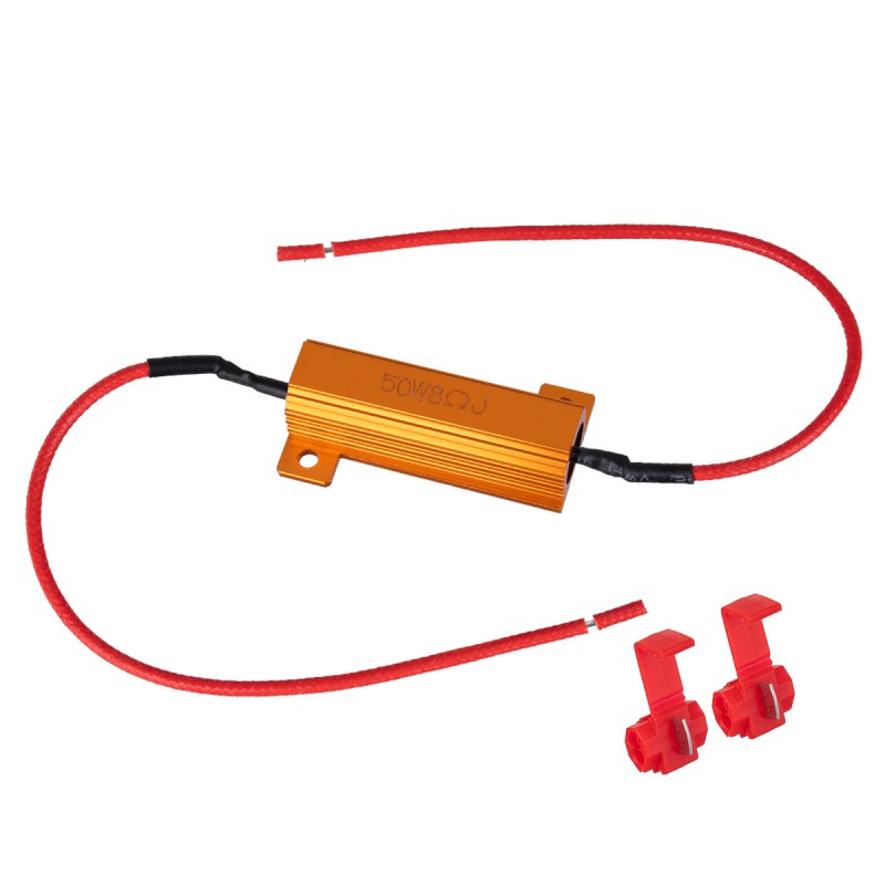 GloboStar® 81644 Βατική Αντίσταση Ακύρωσης Ένδειξης Βλάβης Can-Bus 50W 8 Ohm GloboStar® 81644 Βατική Αντίσταση Ακύρωσης Ένδειξης Βλάβης Can-Bus 50W 8 Ohm