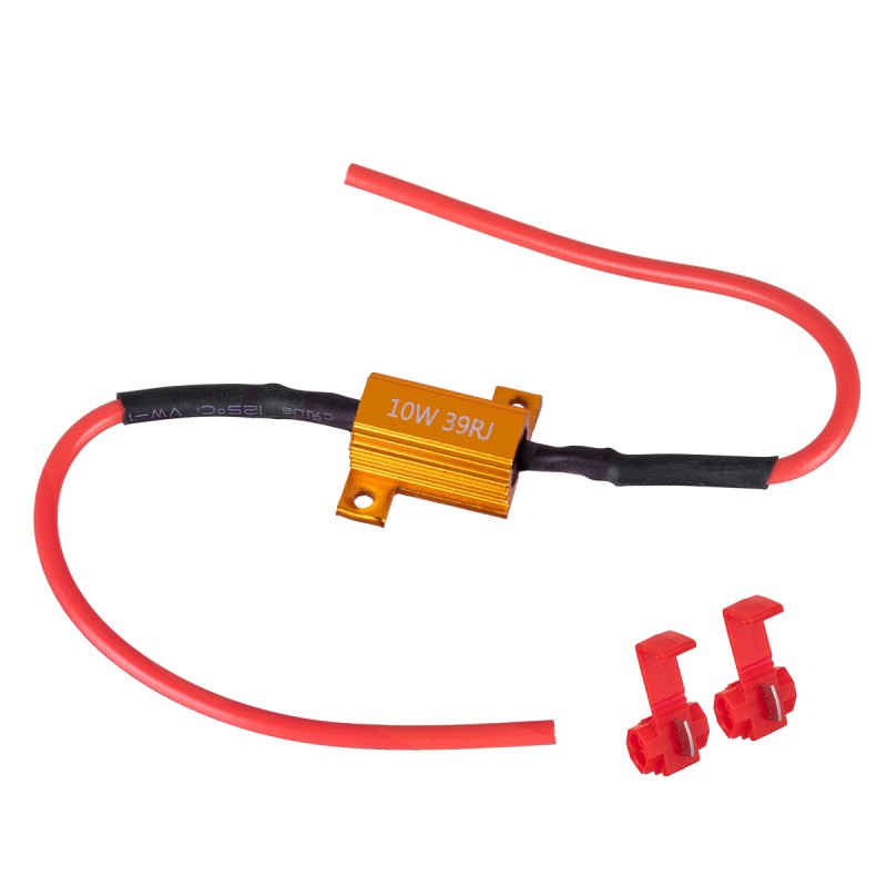 GloboStar® 81645 Βατική Αντίσταση Ακύρωσης Ένδειξης Βλάβης Can-Bus 10W 39 Ohm GloboStar® 81645 Βατική Αντίσταση Ακύρωσης Ένδειξης Βλάβης Can-Bus 10W 39 Ohm
