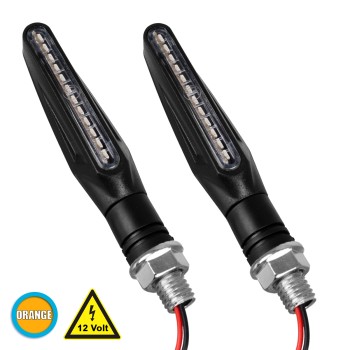 GLOBOSTAR® TURNLIGHT 81754 Φλας Μοτοσυκλέτας LED 2.5W/5W 150lm/300lm 120° DC 12V Αδιάβροχο IP65 Πορτοκαλί - Μ14 x Π2.3 x Υ1.9cm - Πακέτο 2 Τεμαχίων - 1 Χρόνο Εγγύηση GLOBOSTAR® TURNLIGHT 81754 Φλας Μοτοσυκλέτας LED 2.5W/5W 150lm/300lm 120° DC 12V Αδιάβροχο IP65 Πορτοκαλί - Μ14 x Π2.3 x Υ1.9cm - Πακέτο 2 Τεμαχίων - 1 Χρόνο Εγγύηση