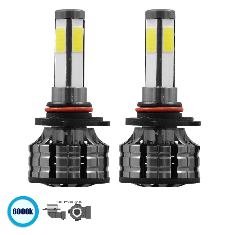 GloboStar® 82046 H10 K9 Line KIT Βασικού Φωτισμού Αυτοκινήτου & Φορτηγού 3rd Generation Can-Bus Series LED CREE CXB COB 100W 14000lm DC 9-32V Αδιάβροχο IP66 Ψυχρό Λευκό 6000K GloboStar® 82046 H10 K9 Line KIT Βασικού Φωτισμού Αυτοκινήτου & Φορτηγού 3rd Generation Can-Bus Series LED CREE CXB COB 100W 14000lm DC 9-32V Αδιάβροχο IP66 Ψυχρό Λευκό 6000K