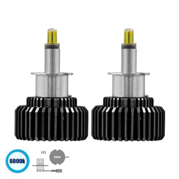 GloboStar® 82061 H3 360° Line Extreme KIT Βασικού Φωτισμού Αυτοκινήτου & Φορτηγού 3rd Generation Can-Bus Extreme Truck Series LED CREE CXB COB 120W 16800lm DC 9-32V Αδιάβροχο IP66 Ψυχρό Λευκό 6000K GloboStar® 82061 H3 360° Line Extreme KIT Βασικού Φωτισμού Αυτοκινήτου & Φορτηγού 3rd Generation Can-Bus Extreme Truck Series LED CREE CXB COB 120W 16800lm DC 9-32V Αδιάβροχο IP66 Ψυχρό Λευκό 6000K