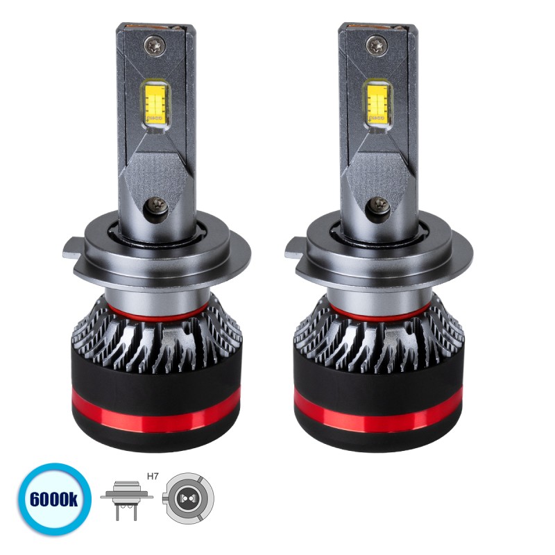 GloboStar® 82083 H7 HL Line KIT Βασικού Φωτισμού Αυτοκινήτου & Φορτηγού 3rd Generation Can-Bus Extreme Series LED CREE CXB COB 100W 24000lm DC 9-32V Αδιάβροχο IP67 Ψυχρό Λευκό 6000K GloboStar® 82083 H7 HL Line KIT Βασικού Φωτισμού Αυτοκινήτου & Φορτηγού 3rd Generation Can-Bus Extreme Series LED CREE CXB COB 100W 24000lm DC 9-32V Αδιάβροχο IP67 Ψυχρό Λευκό 6000K