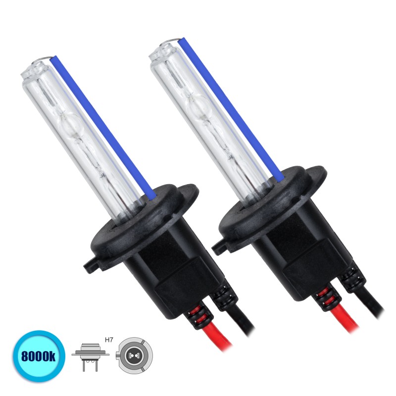 GLOBOSTAR® HID 84014 Λάμπα Xenon H7 Super Vision Υψηλής Φωτεινότητας +30% 35W/70W 3500lm/7000lm 360° DC 12-24V Αδιάβροχο IP65 Ultra Ψυχρό Λευκό 8000K - Μ3.4 x Π3.4 x Υ7.1cm - Πακέτο 2 Τεμαχίων - 2 Χρόνια Εγγύηση GLOBOSTAR® HID 84014 Λάμπα Xenon H7 Super Vision Υψηλής Φωτεινότητας +30% 35W/70W 3500lm/7000lm 360° DC 12-24V Αδιάβροχο IP65 Ultra Ψυχρό Λευκό 8000K - Μ3.4 x Π3.4 x Υ7.1cm - Πακέτο 2 Τεμαχίων - 2 Χρόνια Εγγύηση