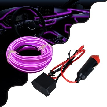 GloboStar® 82207 TUBE 360° Degree Διακοσμητική EL-Wire Neon Αυτοκινήτου Κορδόνι ΣΕΤ 3m 1W/3m 30lm/m 360° DC 12V με Βύσμα Αναπτήρα Αυτοκινήτου Αδιάβροχη IP68 Μωβ GloboStar® 82207 TUBE 360° Degree Διακοσμητική EL-Wire Neon Αυτοκινήτου Κορδόνι ΣΕΤ 3m 1W/3m 30lm/m 360° DC 12V με Βύσμα Αναπτήρα Αυτοκινήτου Αδιάβροχη IP68 Μωβ