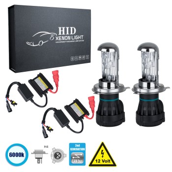 GloboStar® 84102 H4 CB Line KIT Βασικού Φωτισμού Αυτοκινήτου & Μοτοσυκλέτας 2nd Generation Can-Bus Series Bi-XENON 70W 6400lm DC 9-16V Αδιάβροχο IP65 Ψυχρό Λευκό 6000K GloboStar® 84102 H4 CB Line KIT Βασικού Φωτισμού Αυτοκινήτου & Μοτοσυκλέτας 2nd Generation Can-Bus Series Bi-XENON 70W 6400lm DC 9-16V Αδιάβροχο IP65 Ψυχρό Λευκό 6000K