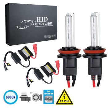 GloboStar® 84107 H11 CB Line KIT Βασικού Φωτισμού Αυτοκινήτου & Μοτοσυκλέτας 2nd Generation Can-Bus Series XENON 70W 6400lm DC 9-16V Αδιάβροχο IP65 Ψυχρό Λευκό 6000K GloboStar® 84107 H11 CB Line KIT Βασικού Φωτισμού Αυτοκινήτου & Μοτοσυκλέτας 2nd Generation Can-Bus Series XENON 70W 6400lm DC 9-16V Αδιάβροχο IP65 Ψυχρό Λευκό 6000K