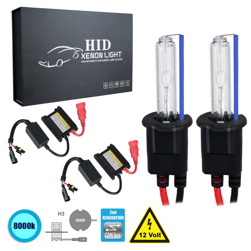 GloboStar® 84112 H3 CB Line KIT Βασικού Φωτισμού Αυτοκινήτου & Μοτοσυκλέτας 2nd Generation Can-Bus Series XENON 70W 6400lm DC 9-16V Αδιάβροχο IP65 Ψυχρό Λευκό 8000K GloboStar® 84112 H3 CB Line KIT Βασικού Φωτισμού Αυτοκινήτου & Μοτοσυκλέτας 2nd Generation Can-Bus Series XENON 70W 6400lm DC 9-16V Αδιάβροχο IP65 Ψυχρό Λευκό 8000K