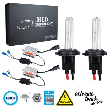 GloboStar® 84125 H7 XCB Line KIT Βασικού Φωτισμού Φορτηγού 3rd Generation Can-Bus Extreme Truck Series XENON 110W 10350lm DC 24V Αδιάβροχο IP65 Ψυχρό Λευκό 6000K GloboStar® 84125 H7 XCB Line KIT Βασικού Φωτισμού Φορτηγού 3rd Generation Can-Bus Extreme Truck Series XENON 110W 10350lm DC 24V Αδιάβροχο IP65 Ψυχρό Λευκό 6000K