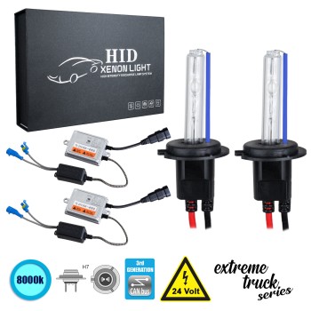GloboStar® 84136 H7 XCB Line KIT Βασικού Φωτισμού Φορτηγού 3rd Generation Can-Bus Extreme Truck Series XENON 110W 10350lm DC 24V Αδιάβροχο IP65 Ψυχρό Λευκό 8000K GloboStar® 84136 H7 XCB Line KIT Βασικού Φωτισμού Φορτηγού 3rd Generation Can-Bus Extreme Truck Series XENON 110W 10350lm DC 24V Αδιάβροχο IP65 Ψυχρό Λευκό 8000K