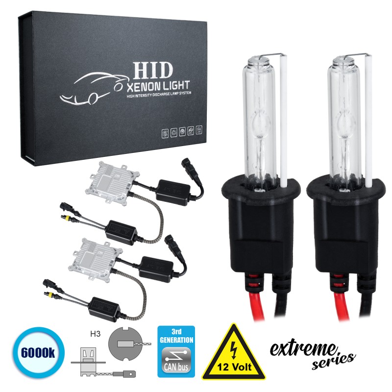 GloboStar® 84145 H3 XCB Line KIT Βασικού Φωτισμού Αυτοκινήτου & Μοτοσυκλέτας 3rd Generation Can-Bus Extreme Series XENON 110W 10350lm DC 9-16V Αδιάβροχο IP65 Ψυχρό Λευκό 6000K GloboStar® 84145 H3 XCB Line KIT Βασικού Φωτισμού Αυτοκινήτου & Μοτοσυκλέτας 3rd Generation Can-Bus Extreme Series XENON 110W 10350lm DC 9-16V Αδιάβροχο IP65 Ψυχρό Λευκό 6000K