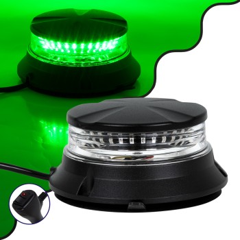 GloboStar® 85169 PRO Series Φάρος Σήμανσης Οχήματος Security - Ασφαλείας για Αυτοκίνητα & Φορτηγά 6 Προγραμμάτων Φωτισμού STROBE LED SMD 3030 48W DC 10-30V Αδιάβροχος IP66 Πράσινο GloboStar® 85169 PRO Series Φάρος Σήμανσης Οχήματος Security - Ασφαλείας για Αυτοκίνητα & Φορτηγά 6 Προγραμμάτων Φωτισμού STROBE LED SMD 3030 48W DC 10-30V Αδιάβροχος IP66 Πράσινο