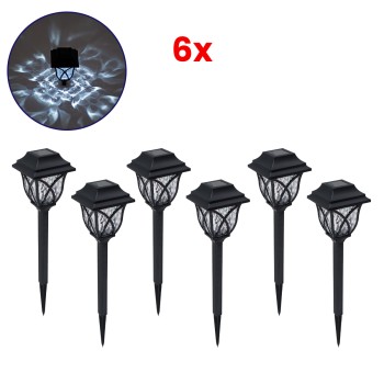 GloboStar® 85703 ΣΕΤ 6 Τεμαχίων Αυτόνομα Ηλιακά Φωτιστικά LED SMD 1W 100lm με Ενσωματωμένη Μπαταρία 600mAh - Φωτοβολταϊκό Πάνελ με Αισθητήρα Ημέρας-Νύχτας Αδιάβροχο IP65 Φανάρι Κήπου Τετράγωνο Ψυχρό Λευκό 6000K GloboStar® 85703 ΣΕΤ 6 Τεμαχίων Αυτόνομα Ηλιακά Φωτιστικά LED SMD 1W 100lm με Ενσωματωμένη Μπαταρία 600mAh - Φωτοβολταϊκό Πάνελ με Αισθητήρα Ημέρας-Νύχτας Αδιάβροχο IP65 Φανάρι Κήπου Τετράγωνο Ψυχρό Λευκό 6000K