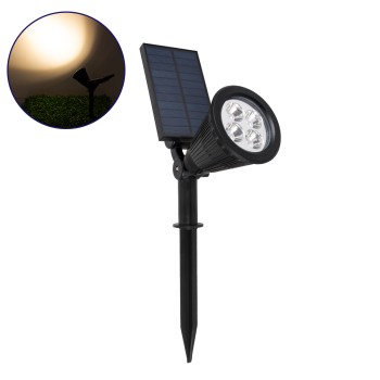 GloboStar® 85709 Μαύρο Προβολάκι Σποτ Κήπου Πλαστικό Καρφωτό LED HIGH POWER 8W 800lm με Ενσωματωμένη Μπαταρία 2200mAh - Φωτοβολταϊκό Πάνελ με Αισθητήρα Ημέρας-Νύχτας Αδιάβροχo IP67 Θερμό Λευκό 3000K GloboStar® 85709 Μαύρο Προβολάκι Σποτ Κήπου Πλαστικό Καρφωτό LED HIGH POWER 8W 800lm με Ενσωματωμένη Μπαταρία 2200mAh - Φωτοβολταϊκό Πάνελ με Αισθητήρα Ημέρας-Νύχτας Αδιάβροχo IP67 Θερμό Λευκό 3000K