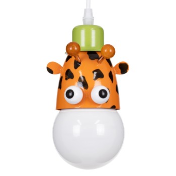 GLOBOSTAR® GIRAFFE 00638 Παιδικό Κρεμαστό Φωτιστικό Οροφής με Ντουί 1 x E27 AC 220-240V IP20 - Πολύχρωμο - Μ12 x Π10.5 x Υ13.5cm GLOBOSTAR® GIRAFFE 00638 Παιδικό Κρεμαστό Φωτιστικό Οροφής με Ντουί 1 x E27 AC 220-240V IP20 - Πολύχρωμο - Μ12 x Π10.5 x Υ13.5cm