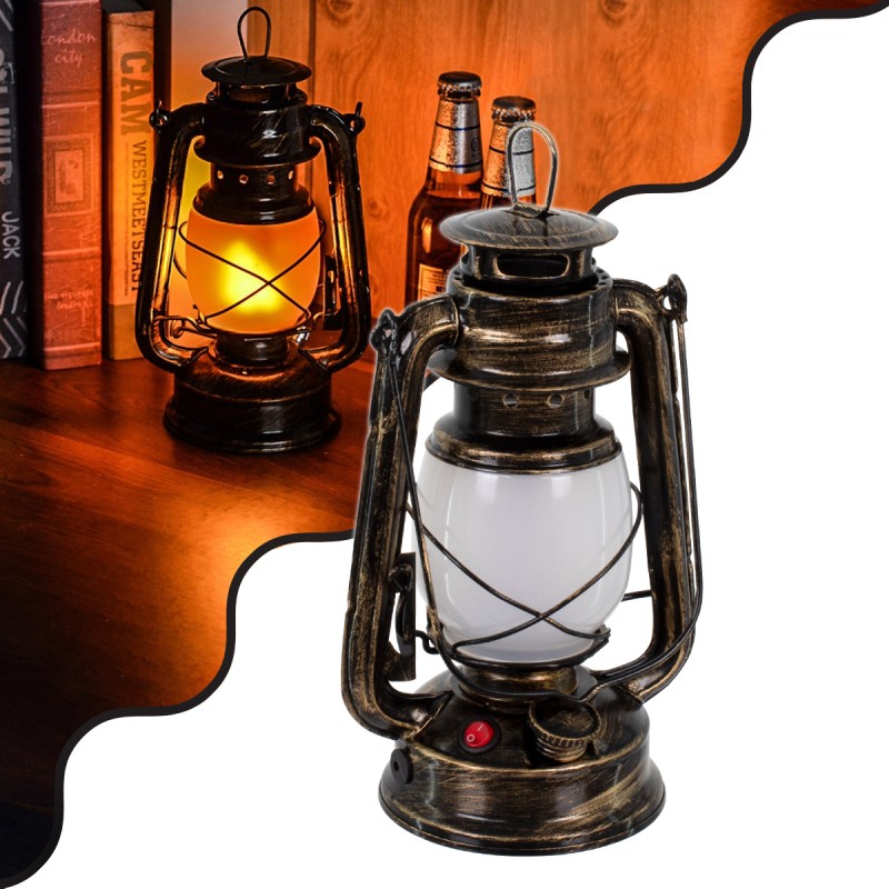 GloboStar® 76547 Επιτραπέζιο Φωτιστικό Πορτατίφ LED 10W 500lm 360° με Μπαταρίες (Περιλαμβάνονται) IP20 Ultra Θερμό Λευκό 1800K Μπρούτζινο Μέταλλο - Μ15 x Π11.5 x Υ23.5cm - 2 Xρόνια Εγγύηση GloboStar® 76547 Επιτραπέζιο Φωτιστικό Πορτατίφ LED 10W 500lm 360° με Μπαταρίες (Περιλαμβάνονται) IP20 Ultra Θερμό Λευκό 1800K Μπρούτζινο Μέταλλο - Μ15 x Π11.5 x Υ23.5cm - 2 Xρόνια Εγγύηση