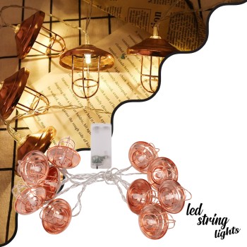 79807 Διακοσμητική Γιρλάντα Bronze Lamp 2 Μέτρα με Διακόπτη On/Off - 10 LED 1W με Μπαταρίες 2xAA & Διάφανο Καλώδιο IP20 Θερμό Λευκό 2700K Μ2m 79807 Διακοσμητική Γιρλάντα Bronze Lamp 2 Μέτρα με Διακόπτη On/Off - 10 LED 1W με Μπαταρίες 2xAA & Διάφανο Καλώδιο IP20 Θερμό Λευκό 2700K Μ2m