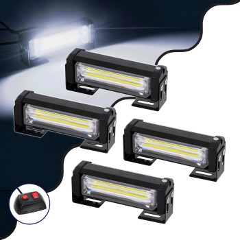 GloboStar® 85034 PRO Series ΣΕΤ 4 x Μπάρες Σήμανσης Οχήματος Ασθενοφόρου για Αυτοκίνητα & Φορτηγά 13 Προγραμμάτων Φωτισμού LED CREE CXB COB 36W DC 10-30V Αδιάβροχο IP65 Ψυχρό Λευκό 6000K GloboStar® 85034 PRO Series ΣΕΤ 4 x Μπάρες Σήμανσης Οχήματος Ασθενοφόρου για Αυτοκίνητα & Φορτηγά 13 Προγραμμάτων Φωτισμού LED CREE CXB COB 36W DC 10-30V Αδιάβροχο IP65 Ψυχρό Λευκό 6000K