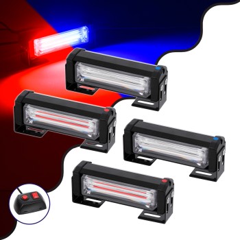 GloboStar® 85035 PRO Series ΣΕΤ 4 x Μπάρες Σήμανσης Οχήματος Αστυνομίας για Αυτοκίνητα & Φορτηγά 13 Προγραμμάτων Φωτισμού LED CREE CXB COB 36W DC 10-30V Αδιάβροχο IP65 Κόκκινο & Μπλε GloboStar® 85035 PRO Series ΣΕΤ 4 x Μπάρες Σήμανσης Οχήματος Αστυνομίας για Αυτοκίνητα & Φορτηγά 13 Προγραμμάτων Φωτισμού LED CREE CXB COB 36W DC 10-30V Αδιάβροχο IP65 Κόκκινο & Μπλε