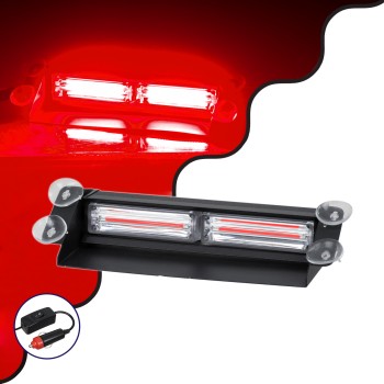 GloboStar® 85112 PRO Series Μπάρα Σήμανσης με Βεντούζες Στήριξης για Παρμπρίζ Οχήματος Πυροσβεστικής για Αυτοκίνητα & Φορτηγά 13 Προγραμμάτων Φωτισμού STROBE LED CREE CXB COB 18W DC 10-30V IP20 Κόκκινο GloboStar® 85112 PRO Series Μπάρα Σήμανσης με Βεντούζες Στήριξης για Παρμπρίζ Οχήματος Πυροσβεστικής για Αυτοκίνητα & Φορτηγά 13 Προγραμμάτων Φωτισμού STROBE LED CREE CXB COB 18W DC 10-30V IP20 Κόκκινο