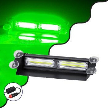 GloboStar® 85113 PRO Series Μπάρα Σήμανσης με Βεντούζες για Παρμπρίζ Οχήματος Security - Ασφαλείας για Αυτοκίνητα & Φορτηγά 13 Προγραμμάτων Φωτισμού STROBE LED CREE CXB COB 18W DC 10-30V IP20 Πράσινο GloboStar® 85113 PRO Series Μπάρα Σήμανσης με Βεντούζες για Παρμπρίζ Οχήματος Security - Ασφαλείας για Αυτοκίνητα & Φορτηγά 13 Προγραμμάτων Φωτισμού STROBE LED CREE CXB COB 18W DC 10-30V IP20 Πράσινο