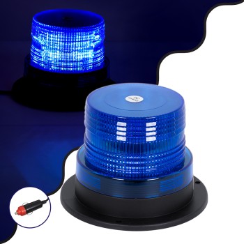 GloboStar® 85152 PRO Series Φάρος Σήμανσης Οχήματος Αστυνομίας για Αυτοκίνητα & Φορτηγά STROBE LED 10W DC 12-24V Αδιάβροχος IP65 Μπλε GloboStar® 85152 PRO Series Φάρος Σήμανσης Οχήματος Αστυνομίας για Αυτοκίνητα & Φορτηγά STROBE LED 10W DC 12-24V Αδιάβροχος IP65 Μπλε