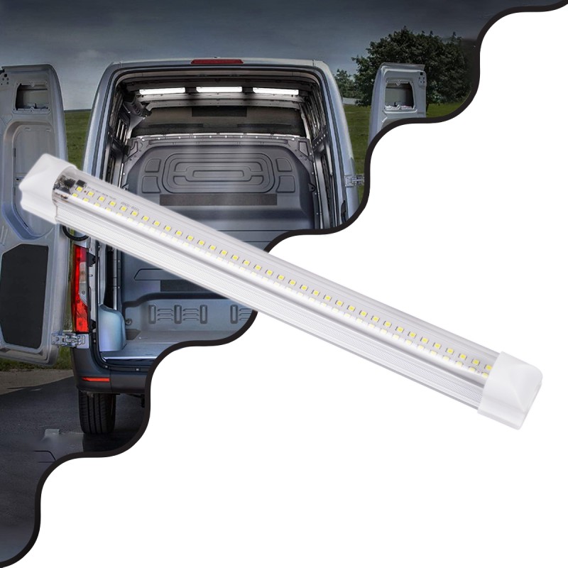 GloboStar® 85822 Φωτιστικό Καμπίνας - Cabinet Light 30CM - LED SMD 2835 10W 1000lm DC 12-85V με Κόλλα Διπλής Όψης 3M - Διακόπτη On/Off - Ψυχρό Λευκό 6000K GloboStar® 85822 Φωτιστικό Καμπίνας - Cabinet Light 30CM - LED SMD 2835 10W 1000lm DC 12-85V με Κόλλα Διπλής Όψης 3M - Διακόπτη On/Off - Ψυχρό Λευκό 6000K