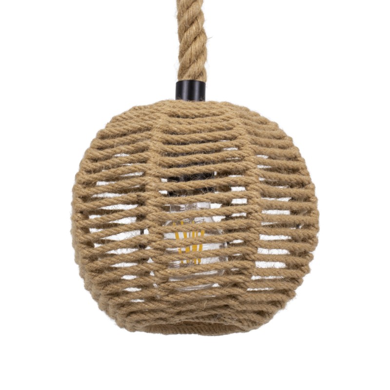 GLOBOSTAR® MANDALA 00730 Boho Κρεμαστό Φωτιστικό Οροφής με Ντουί 1 x E27 AC 220-240V IP20 - Μπεζ - Μ20 x Π20 x Υ20cm GLOBOSTAR® MANDALA 00730 Boho Κρεμαστό Φωτιστικό Οροφής με Ντουί 1 x E27 AC 220-240V IP20 - Μπεζ - Μ20 x Π20 x Υ20cm