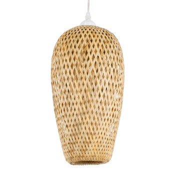 GLOBOSTAR® SAN TROPEZ 00764 Boho Κρεμαστό Φωτιστικό Οροφής με Ντουί 1 x E27 AC 220-240V IP20 - Μπεζ - Μ19 x Π19 x Υ42cm GLOBOSTAR® SAN TROPEZ 00764 Boho Κρεμαστό Φωτιστικό Οροφής με Ντουί 1 x E27 AC 220-240V IP20 - Μπεζ - Μ19 x Π19 x Υ42cm