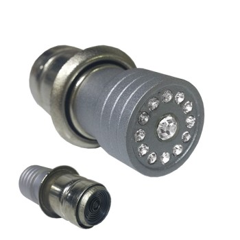 GloboStar® 115206 Αναπτήρας Αυτοκινήτου Ασημί με Διαμαντάκια GloboStar® 115206 Αναπτήρας Αυτοκινήτου Ασημί με Διαμαντάκια