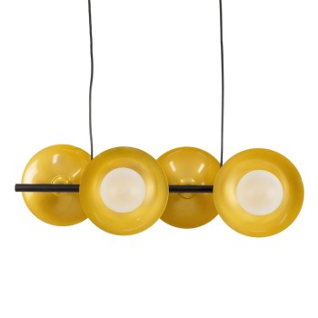 GLOBOSTAR® JOLIET 00782 Μοντέρνο Κρεμαστό Φωτιστικό Οροφής με Ντουί 4 x G9 AC 220-240V IP20 - Μαύρο & Χρυσό - Μ65 x Π28 x Υ20cm GLOBOSTAR® JOLIET 00782 Μοντέρνο Κρεμαστό Φωτιστικό Οροφής με Ντουί 4 x G9 AC 220-240V IP20 - Μαύρο & Χρυσό - Μ65 x Π28 x Υ20cm