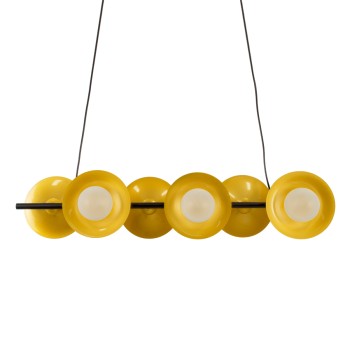 GLOBOSTAR® JOLIET 00783 Μοντέρνο Κρεμαστό Φωτιστικό Οροφής με Ντουί 6 x G9 AC 220-240V IP20 - Μαύρο & Χρυσό - Μ95 x Π28 x Υ20cm GLOBOSTAR® JOLIET 00783 Μοντέρνο Κρεμαστό Φωτιστικό Οροφής με Ντουί 6 x G9 AC 220-240V IP20 - Μαύρο & Χρυσό - Μ95 x Π28 x Υ20cm