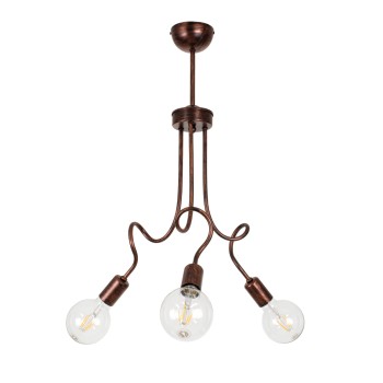 GLOBOSTAR® ASPECT 00788 Μοντέρνο Φωτιστικό Οροφής με Ντουί 3 x E27 AC 220-240V IP20 - Χάλκινο - Μ42 x Π42 x Υ60cm GLOBOSTAR® ASPECT 00788 Μοντέρνο Φωτιστικό Οροφής με Ντουί 3 x E27 AC 220-240V IP20 - Χάλκινο - Μ42 x Π42 x Υ60cm