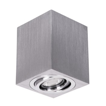 GLOBOSTAR® AKIRA 60623 Κινούμενο Φωτιστικό Downlight Σποτ με Ντουί 1 x GU10 AC 220-240V IP44 - Ασημί - Μ8 x Π8 x Υ10cm GLOBOSTAR® AKIRA 60623 Κινούμενο Φωτιστικό Downlight Σποτ με Ντουί 1 x GU10 AC 220-240V IP44 - Ασημί - Μ8 x Π8 x Υ10cm